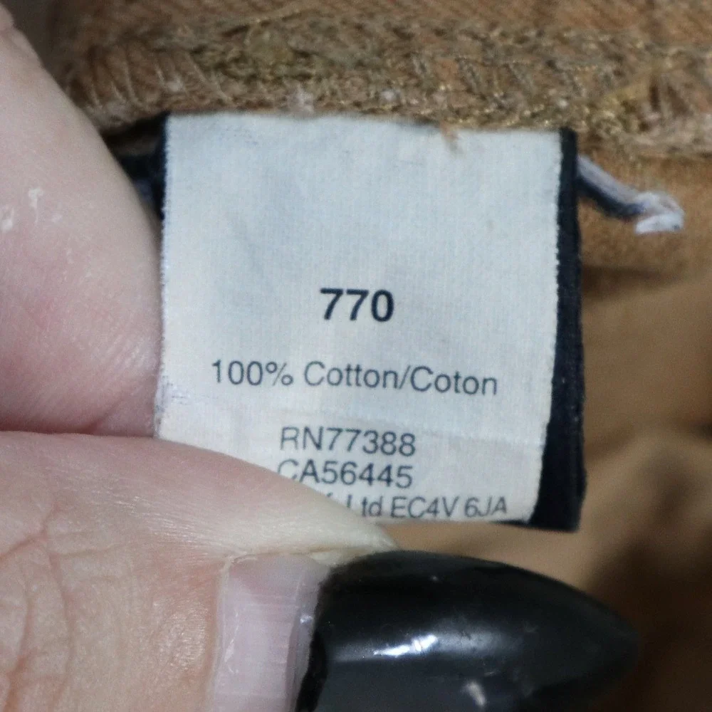 J.Crew 770 Straight Fit Jeans 34x32 Tan Garment Dyed Distressed Frayed Hem